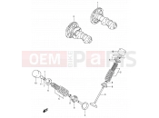 SUZUKI DR-Z400S K2 (2002) (E03,E28,E33) 9 - CAM SHAFT/VALVE
