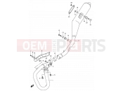 SUZUKI DR-Z400S K2 (2002) (E03,E28,E33) 13 - MUFFLER