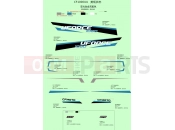 CFMOTO UFORCE 1000 (CF1000UU) DECAL KITS(NA@^2021,TITANIUM GRAY) - F19-2-B