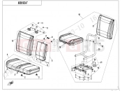 CFMOTO UFORCE 1000 (CF1000UU-2) FRONT SEAT(NON HEATING EQUIPMENT) - F13-1-A