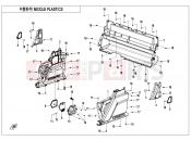 CFMOTO UFORCE U6 EV (CF200DUTR [EU167]  [ABS] ) MIDDLE PLASTICS - F04-4