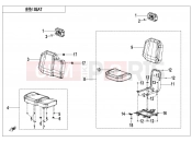 CFMOTO UFORCE U6 EV (CF200DUTR [EU167]  [ABS] ) SEAT - F13