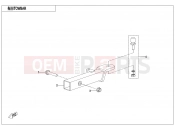 CFMOTO UFORCE U6 EV (CF200DUTR [EU167]  [ABS] ) TOWBAR(BOLT CONNECTION) - F40-B