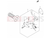 SUZUKI DR-Z400S K2 (2002) (E03,E28,E33) 42 - LEFT HANDLE LEVER