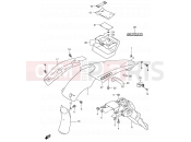 SUZUKI DR-Z400S K2 (2002) (E03,E28,E33) 43A - REAR FENDER (MODEL K2/K3/K4)