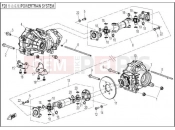 CFMOTO RANCHER 500 (CF500-3) TRANSMISSION SYSTEM - F28