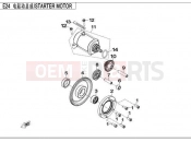 CFMOTO RANCHER 500 (CF500-3) STARTING MOTOR