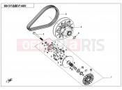 CFMOTO UFORCE 550 (CF500UTR-2) CVT ASSY