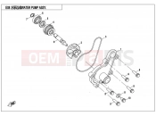 CFMOTO UFORCE 550 (CF500UTR-2) WATER PUMP ASSY