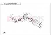 CFMOTO UFORCE 550 (CF500UTR-2) STATER MOTOR