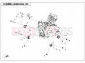 CFMOTO UFORCE 550 (CF500UTR-2) ENGINE MOUNTING PARTS