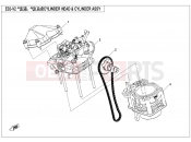 CFMOTO UFORCE 550 (CF500UTR-2) CYLINDER HEAD@^CYLINDER ASSY. - E02-V2