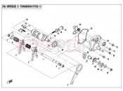 CFMOTO UFORCE 550 (CF500UTR-2) TRANSMISSION SYSTEMï¼3ï¼ - E06-3