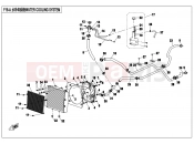 CFMOTO UFORCE 550 (CF500UTR-2) WATER COOLING SYSTEM - F18-1