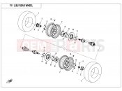 CFMOTO UFORCE 550 (CF500UTR-2) REAR WHEEL - F11