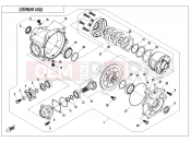 CFMOTO UFORCE 550 (CF500UTR-2) REAR AXLE(WITH AUTOMATIC DIFFERENTIAL LOCK) - F33-A-V2