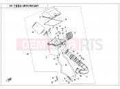 CFMOTO UFORCE 550 (CF500UTR-2) AIR FILTER ASSY. - F41