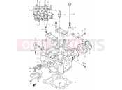 SUZUKI DR-Z400S K3 (2003) (E03,E28,E33) 2 - CYLINDER HEAD