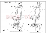 CFMOTO UFORCE 550 (CF500UU) SEAT - F13-A