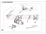 CFMOTO UFORCE 550 (CF500UU) TOWING WINCH - F15-2