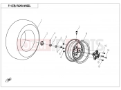 CFMOTO UFORCE 550 (CF500UU) REAR WHEEL - F11