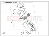 CFMOTO UFORCE 550 (CF500UU) AIR FILTER ASSYï¼OLDï¼ - E11-OLD