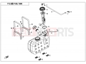CFMOTO UFORCE 550 (CF500UU) FUEL TANK - F12