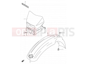 SUZUKI DR-Z400S K3 (2003) (E03,E28,E33) 39C - FRONT FENDER (MODEL K3/K4)