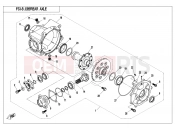 CFMOTO UFORCE 550 (CF500UU) REAR AXLE(NON DIFFERENTIAL) - F33-B-V1