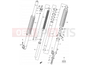 SUZUKI DR-Z400S K3 (2003) (E03,E28,E33) 47A - FRONT FORK DAMPER (MODEL K2/K3/K4)