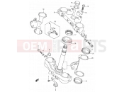 SUZUKI DR-Z400S K3 (2003) (E03,E28,E33) 48 - FRONT FORK BRACKET