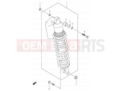 SUZUKI DR-Z400S K3 (2003) (E03,E28,E33) 53 - REAR SHOCK ABSORBER
