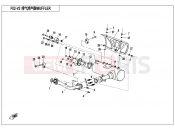 CFMOTO UFORCE 550 (CF500UU) MUFFLER - F02-V3