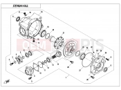 CFMOTO UFORCE 550 (CF500UU) REAR AXLE(NO DIFFERENTIAL) - F33-B-V2