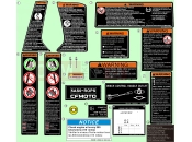 CFMOTO UFORCE 600 (CF600UTR) WARNING DECAL - F19-2-A-V4