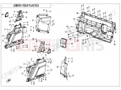 CFMOTO UFORCE 600 (CF600UTR [T1b] ) REAR PLASTICS - F04-4