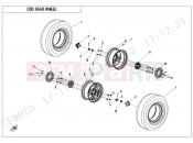 CFMOTO UFORCE 600 (CF600UTR [T1b] ) REAR WHEEL - F11