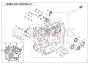 CFMOTO UFORCE 600 (CF600UTR [T1b] ) RIGHT CRANKCASE ASSY - E01-2