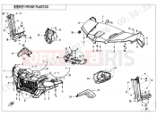 CFMOTO UFORCE 600 (CF600UTR [T1b] ) FRONT PLASTICS - F04-1