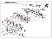 CFMOTO UFORCE 600 (CF600UTR [T1b] ) MIDDLE PLASTICS - F04-2-V2