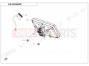 CFMOTO UFORCE 600 (CF600UTR [T1b] ) DASHBOARD - F17