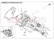 CFMOTO UFORCE 600 (CF600UTR [T1b] ) LEFT CRANKCASE COVER ASSY. - E01-4-V2