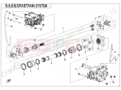 CFMOTO UFORCE 600 (CF600UTR [T1b] ) DRIVETRAIN SYSTEM - F30