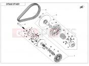 CFMOTO UFORCE 600 (CF600UTR [T1b] ) CLUTCH @^ CVT ASSY. - E05-A-V2