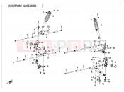 CFMOTO UFORCE 600 (CF600UTR [T1b] ) FRONT SUSPENSION - F05