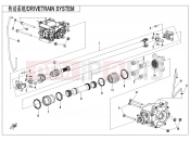 CFMOTO UFORCE 600 (CF600UTR [T1b] ) DRIVETRAIN SYSTEM - F30-V2