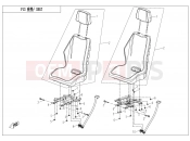 CFMOTO UFORCE 800 (CF800-3) SEAT - F13