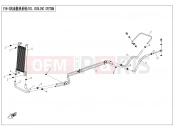 CFMOTO UFORCE 800 (CF800-3) OIL COOLING SYSTEM - F18-2