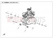 CFMOTO UFORCE 800 (CF800-3) ENGINE MOUNTING PARTS - F00-2
