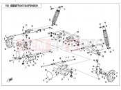 CFMOTO UFORCE 800 (CF800-3) FRONT SUSPENSION - F05